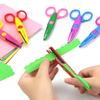 2/3/4 Stück/Set Wellenmuster Papierstanzer DIY Handwerkswerkzeuge Papierbasteln Karte Foto Schere Scheren Kindergeschenke Bürobedarf