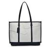 Denim Bag Women's Large-capacity New Spring and Summer Contrasting Messenger Bag Versatile Single Shoulder Class Tote Bag