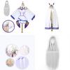 Stunning Emilia Dress Cosplay Set Featuring Gorgeous Wig For Halloween And Anime Events