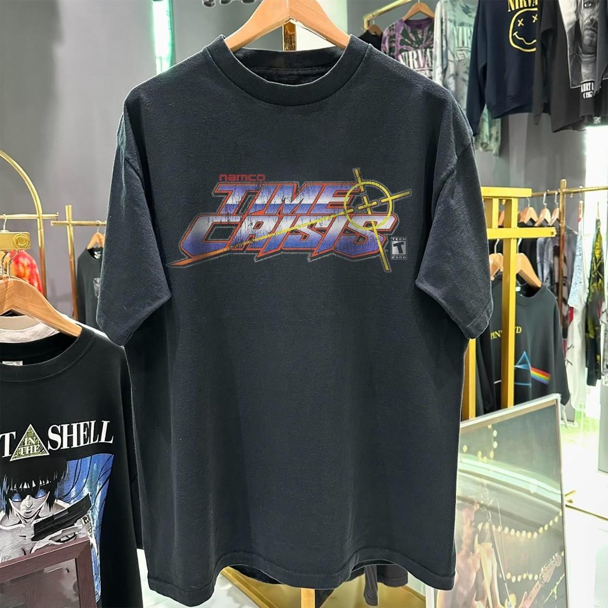 1995 Time Crisis Rare T-Shirt Black S S