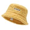 Hat Autumn and Winter Bucket Hat Lamb Wool Women Autumn and Winter Thickened Warm Plush Basin Hat