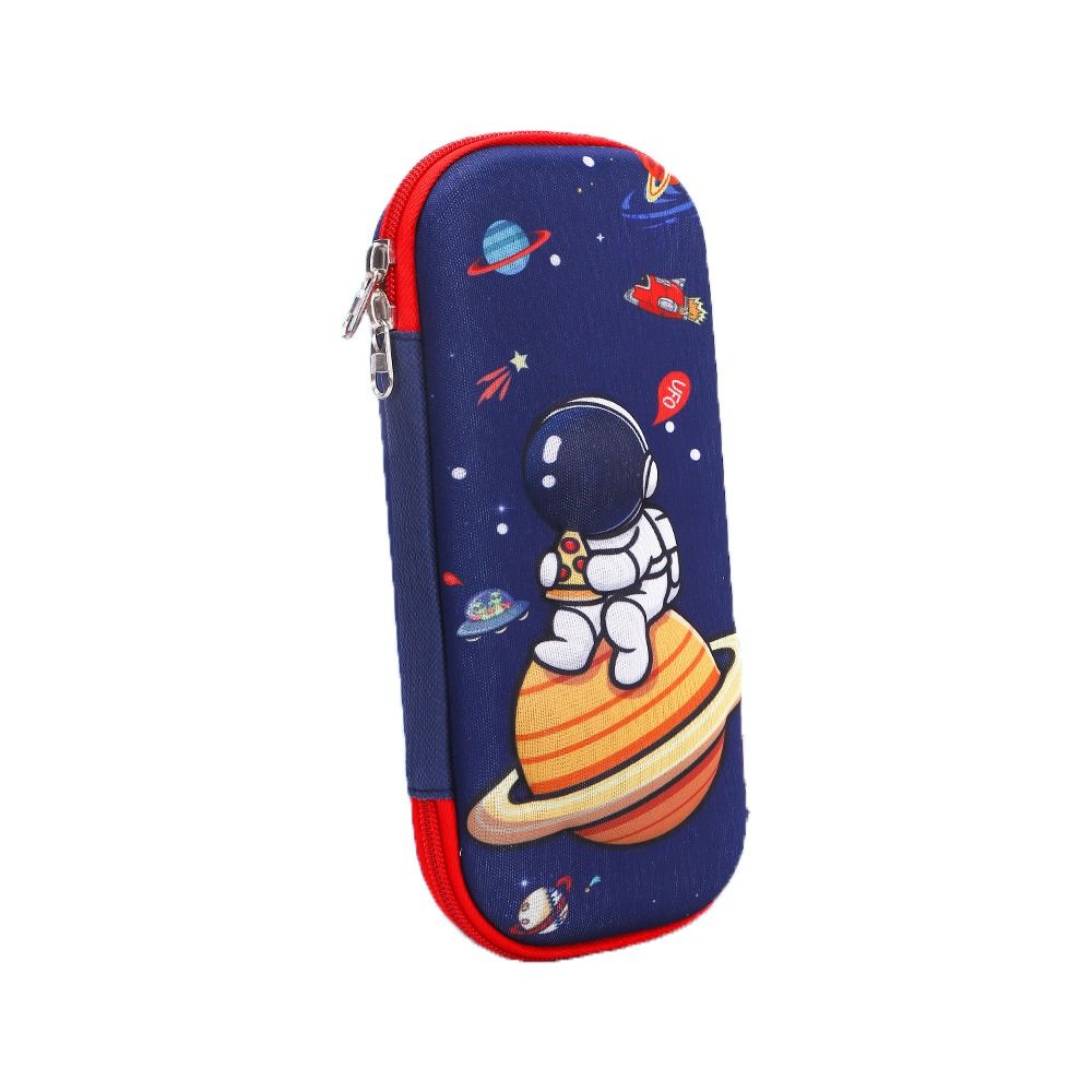 Cute Pencil Case High Capacity Pencil Box School Stationery 3D Space Pen Case