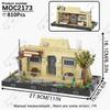 MOOXI Space Wars Movie Throne Military Conference Room Scenario Model Building Block DIY Diorama Bricks For Kids Montessori Toys