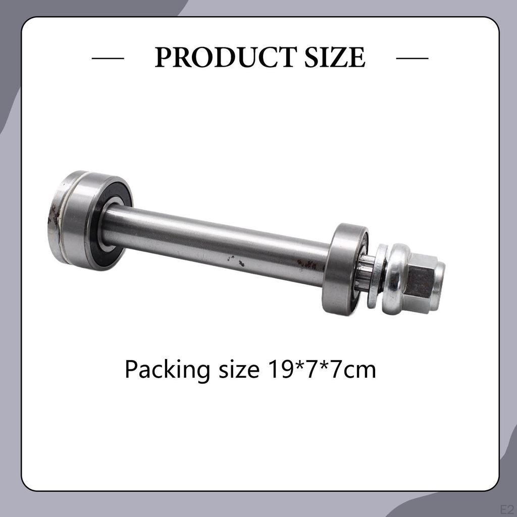 Spindle Shaft Kit Easy To Install High with Bearings and Nut Hardware for Replaces