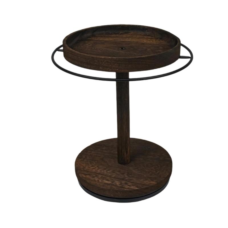 

Stylish Rotating Sunglasses Rack Natural Paulownia Wood Space Saving Display Stand For Multiple Pairs 1