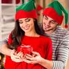 4Pcs Holiday Elf Hats Christmas Themed Party Favors for Adults Costumes Photo Booth Props Festival Decor Supplies