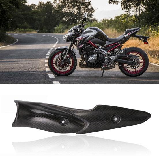 Motorcycle Exhaust Pipe Carbon Fiber Heat Shield Cover Guard for Kawasaki Z900