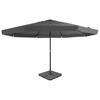 vidaXL Parasol with Portable Parasol Stand Anthracite