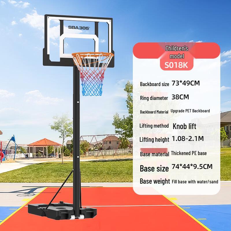 Battle Tiger Indoor/Outdoor Portable Basketball Hoop