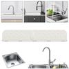 Silicone Sink Splash Guard Portable Sink Water Curtain Board Suction Cup Water Baffle Reusable Bathroom Kitchen Tools