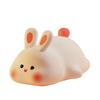 Cute Silicone Night Lights Rabbit Cartoon Bedroom Lamp for Children's Room Decor Rechargeable Timing Dimming Sleep Night Light