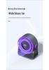 Bladeless Rechargeable Desktop Fan: Ultra-Quiet, Digital Display, High-Speed Turbo, Strong Wind Power.