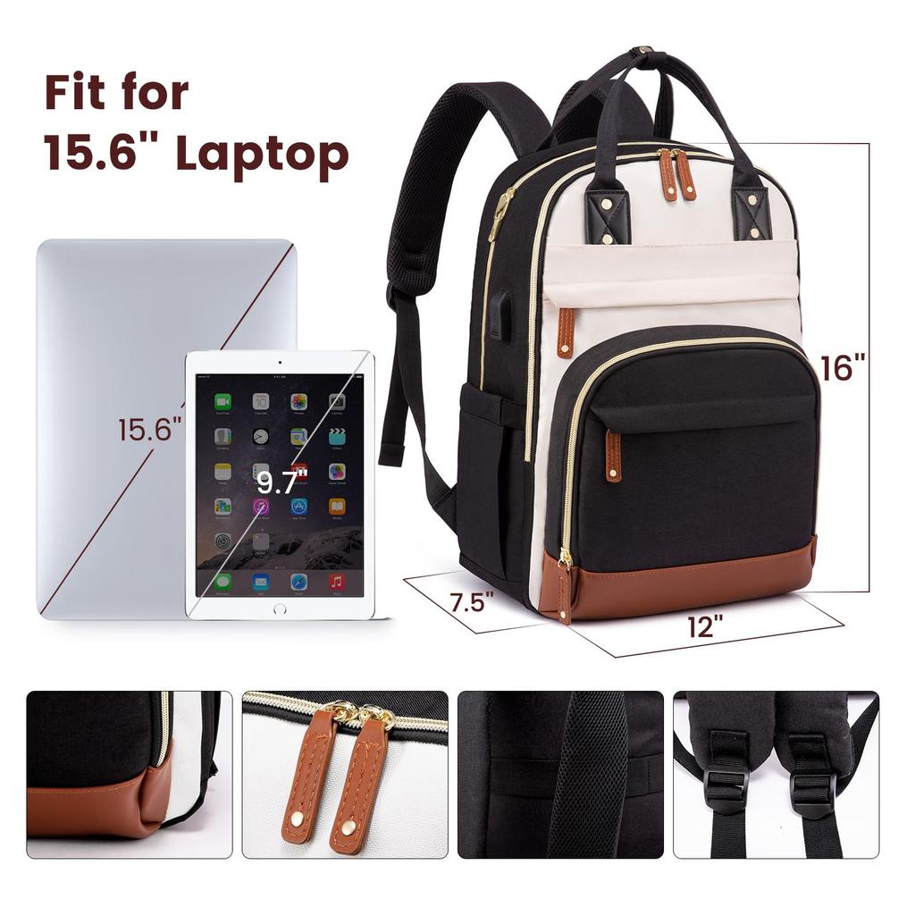 Backpack For Women Fits 15.6 Inch Laptop Bag School Backpacks Travel Work Anti-Theft Bag Business Waterproof College Backpack