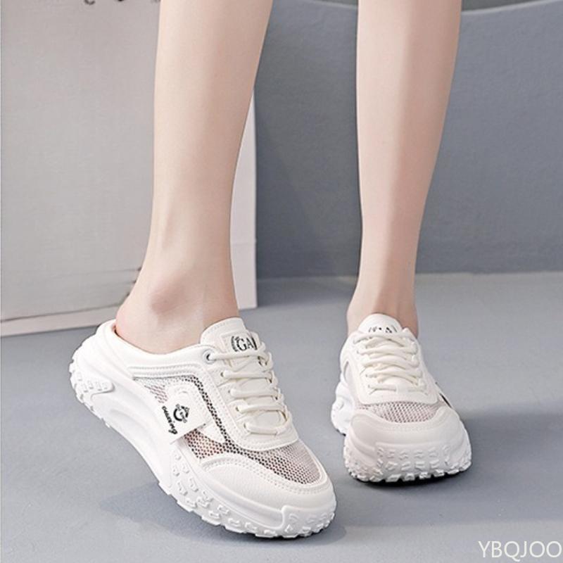 Casual half drag women's shoes summer outdoor sports shoes new breathable mesh simple comfortable versatile cool slippers