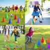 3 In 1 Soft Plastic Cones Bean Bags Ring Toss Games Carnival Games Set for Kids Birthday Party Outdoor Games 32 Pcs Combo Set