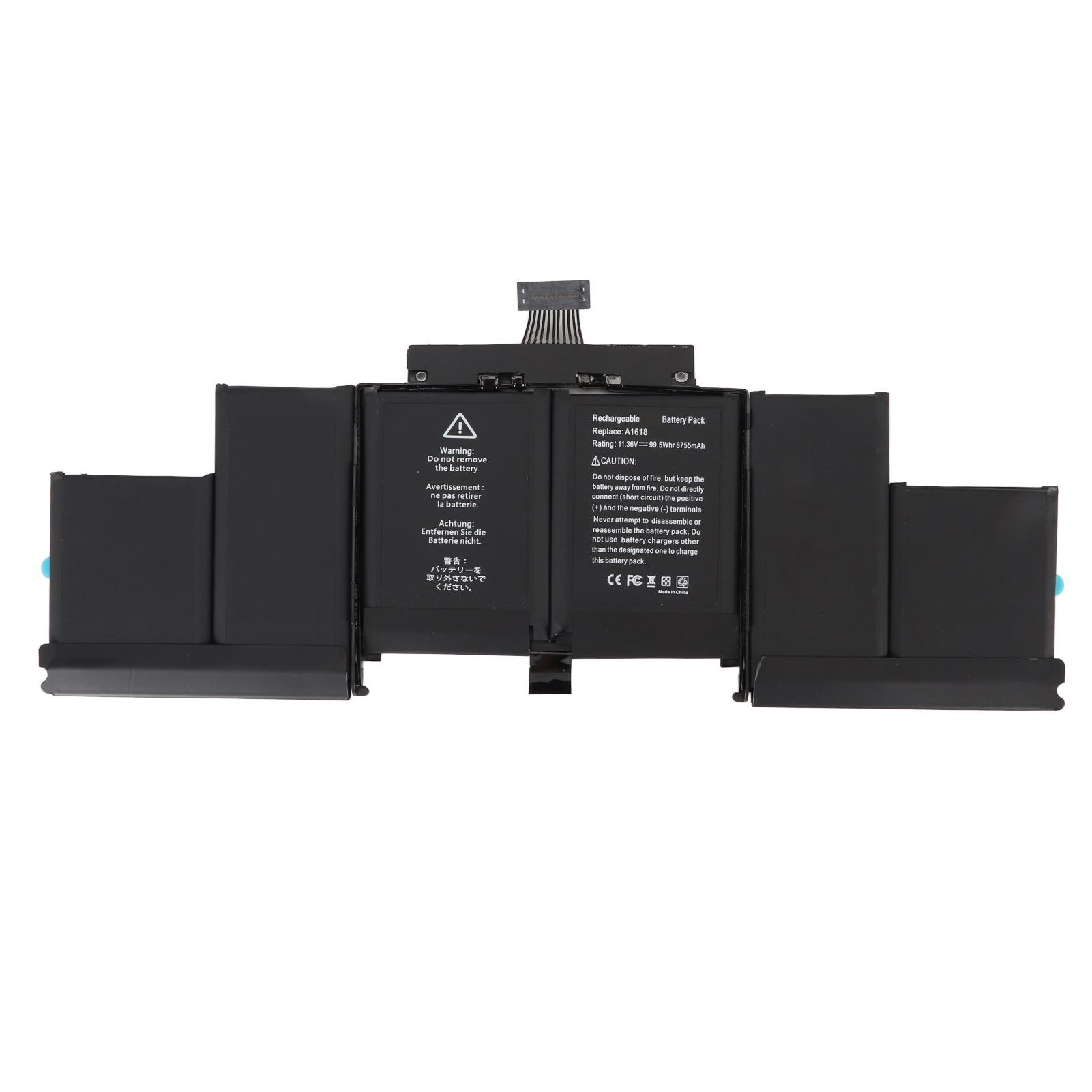 

Сменный аккумулятор для ноутбука 11,36 В 99,5 Вт·ч, безопасная многофункциональная батарея для ноутбука OS X Pro 15 дюймов