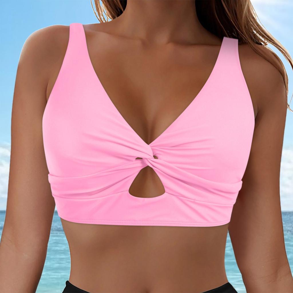 Sexy Fashionable Womens Bikini Twopiece Top With Padded Cups And Underwirefree Swimwear