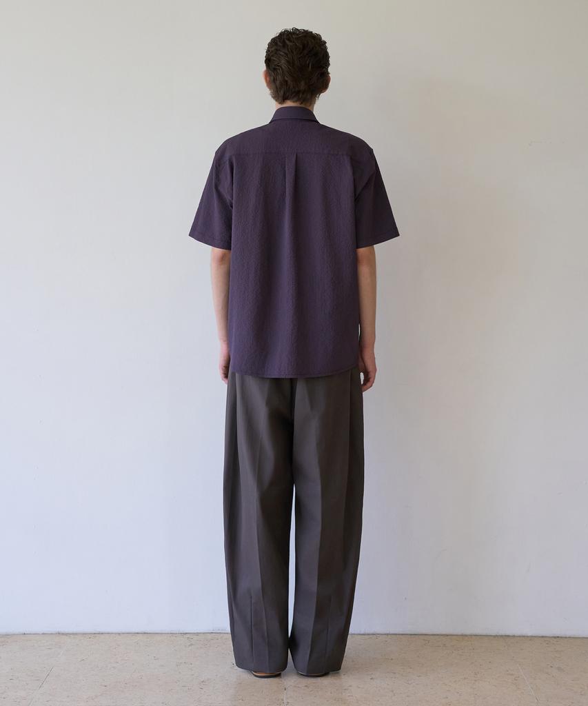TRIP LE SENS Relaxed Pleated Slacks_Dust Brown