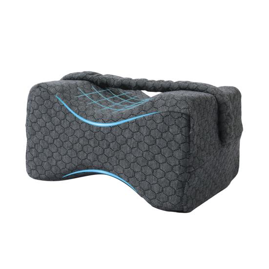 Knee Pillow for Side Sleepers Memory Foam Leg Cushion Orthopedic Knee Spacer Pillow Promotes