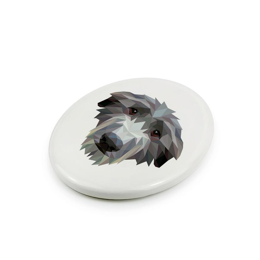 Chart Szkocki, Deerhound -Płytka Ze Zdjęciem I Napisem Geometryczna Marki Art-Dog