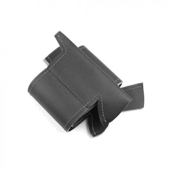 Hand Sew Steering Wheel Black Leather Cover Trim For Renault Clio 3 RS 2005-2013