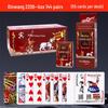 Set of 144 Genuine Binwang 2109/2110 Poker Cards - Thickened, Red and Blue Combo, Paper Cards for Adults.