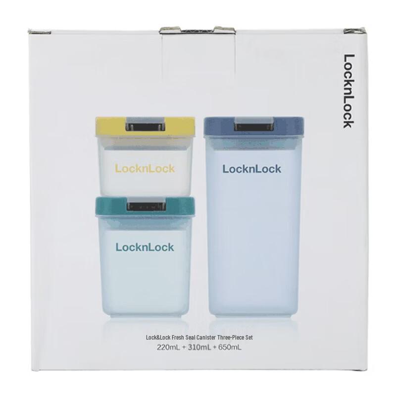 LocknLock Clear Airtight Seasoning and Storage Container Set