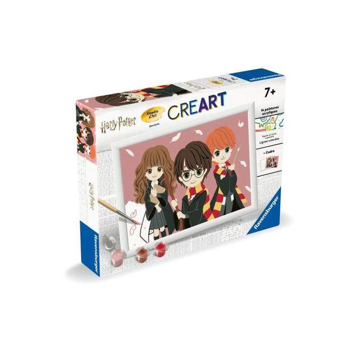 Set de peinture par numéro - Ravensburger - CreArt Kids - Portrait de groupe - 18x24cm - Enfants