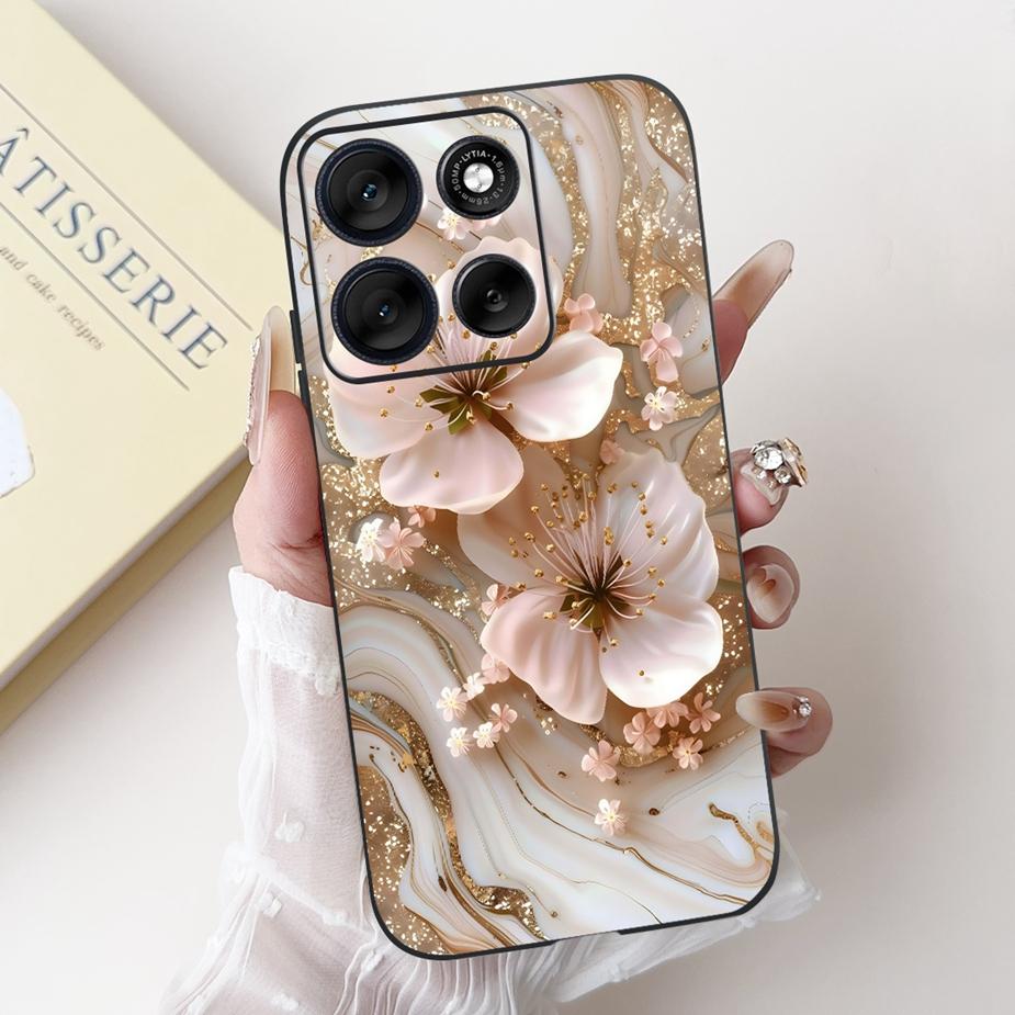 For Motorola Moto G56 Case MotoG86 Luxury Fashion Candy Painted Cover Silicone Case For Motorola Moto G86 G 56 MotoG56 Soft Bags