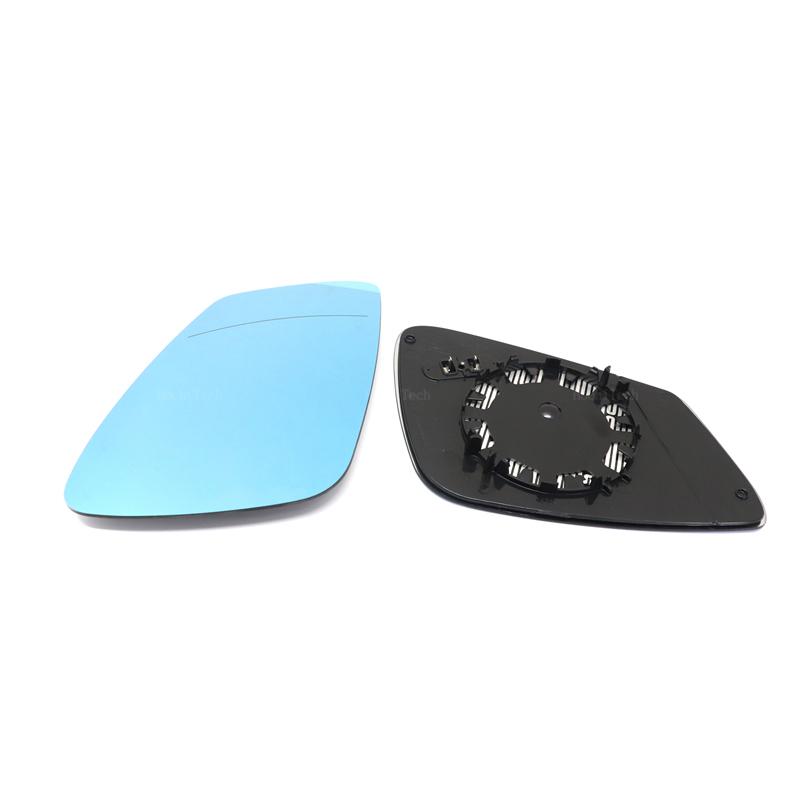 Left&Right Side Blue Heated Wing Mirror Glass Angle Rearview Mirror for BMW E84 F48 F20 F21 F40 F22 F23 F30 F31 F34 F10 F07