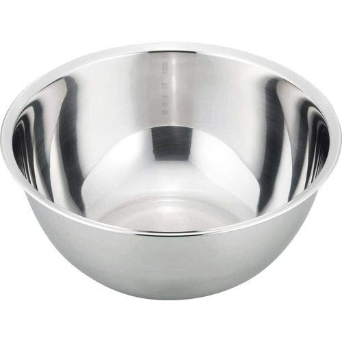 Wahei Freiz Bowl, 24cm, Stackable with SUI-6015 and 6029, SUI Gut SUI-6044, Silver