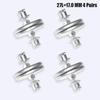 4Pairs Curtain Magnetic Button Detachable Curtain Strong Magnetic Fix Fastener Clip Adjustment Curtain Close Magnet Buckle