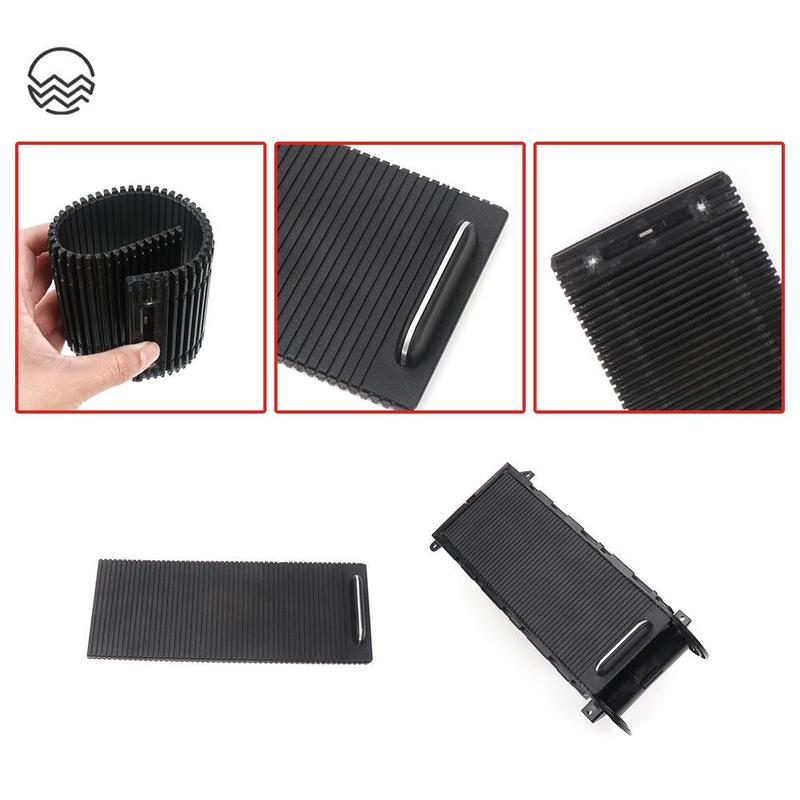 For Volkswagen Golf 7 Center Armrest Box Cover Plate Sagitar Cup Holder Pull Curtain Scirocco Glove Box Sliding Cover