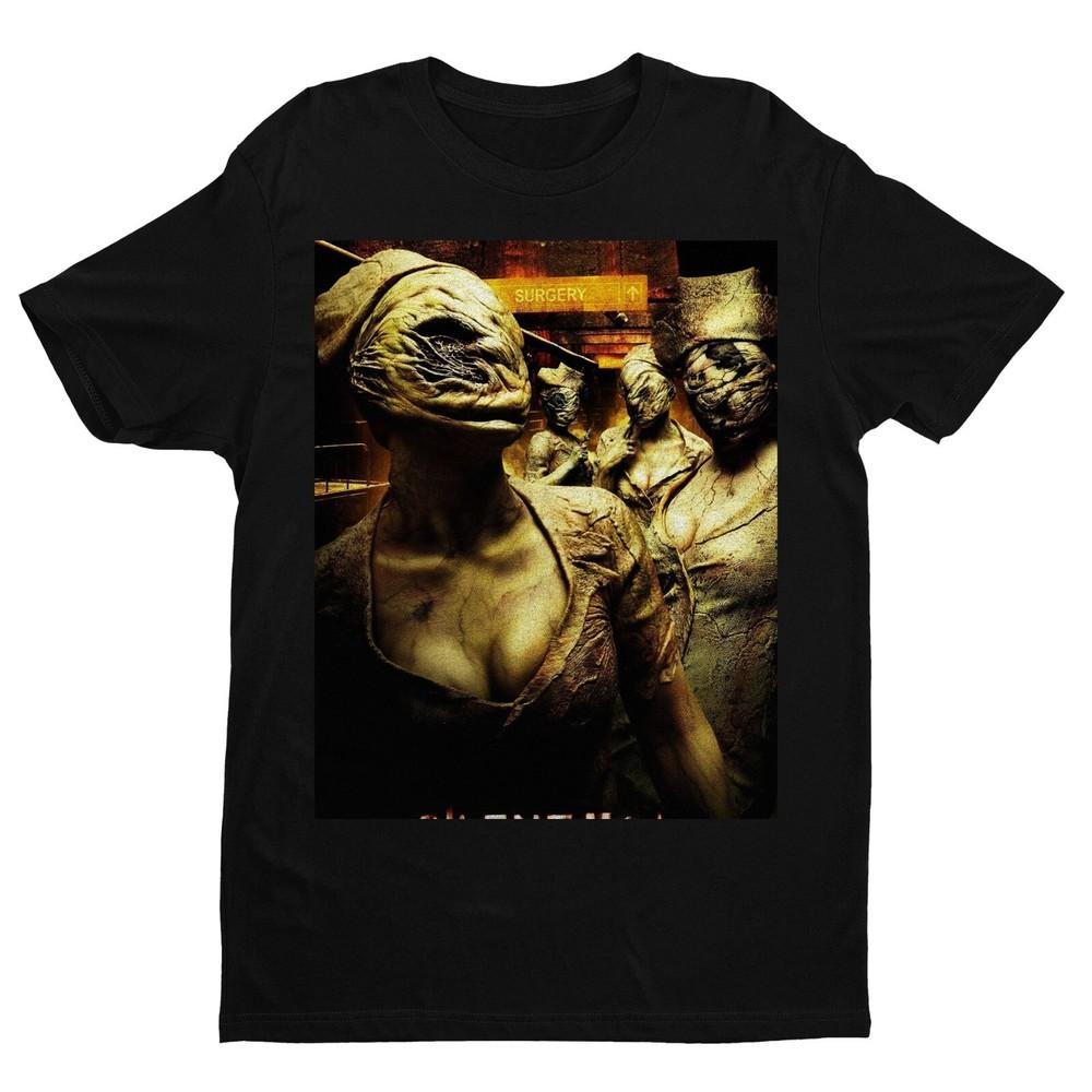 Футболка унисекс премиум-класса с эксклюзивным дизайном  Silent Hill Nurses  4XL