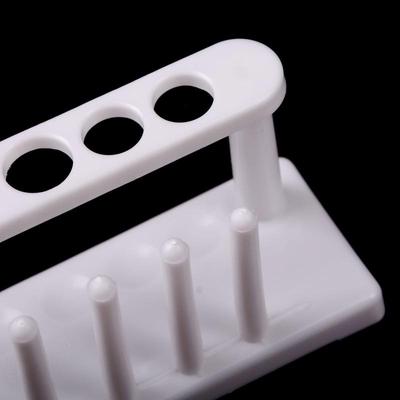 8 Holes Plastic Test Tube Rack Testing Tubes Holder Storage Stand Lab Supplies