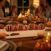 Lighted Fall Decorations for Home Thanksgiving LED Tabletop Decor, Maple Leaf Harvest Themed Wooden Desktop Centerpiece Centerpiece, Autumn