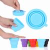 Folding Cup 180ml Food Grade Silicone Water Cup Portable Silicone Retractable Environmental Friendly Drinkware