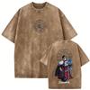 Anime Black Clover Zenon Vanica Dante Vintage Washed T-shirt Men Women Retro Cotton T Shirt Male Car1437