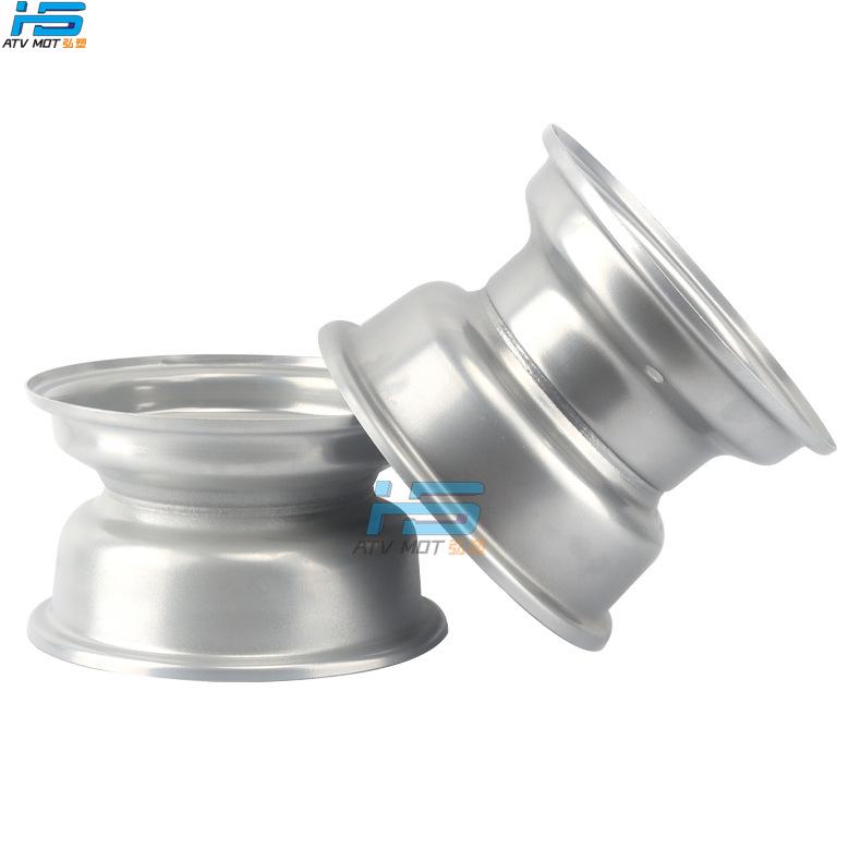 ATV Beach Car Accessories: 19x7.00-8 Silver Rim, 18x9.5-8 Steel Wheel, Three-Hole Front/Rear Hubs