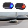 Universal Car Led Light Security System Varning Stöld Blixt Blinkande Fake Solar Alarm