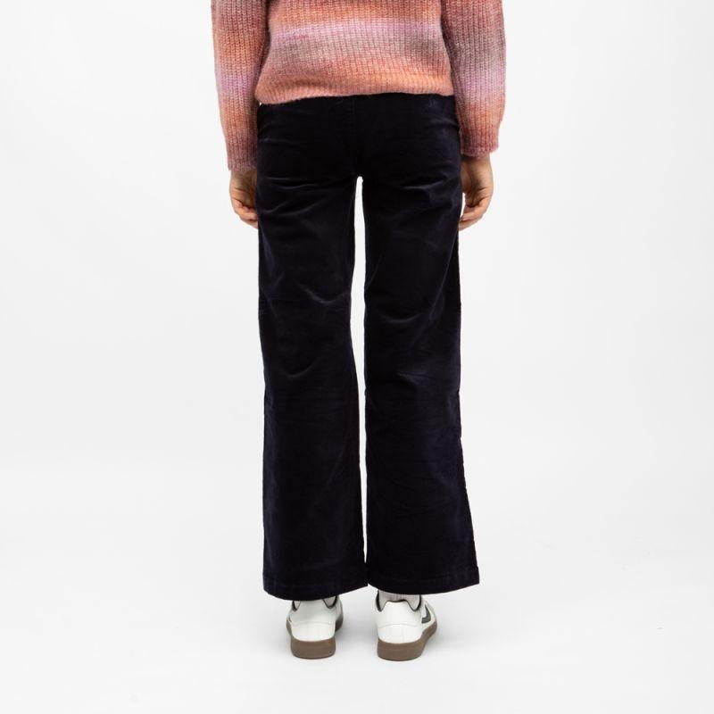 Navy Blue Maena Velvet Trousers Women DEELUXE 74