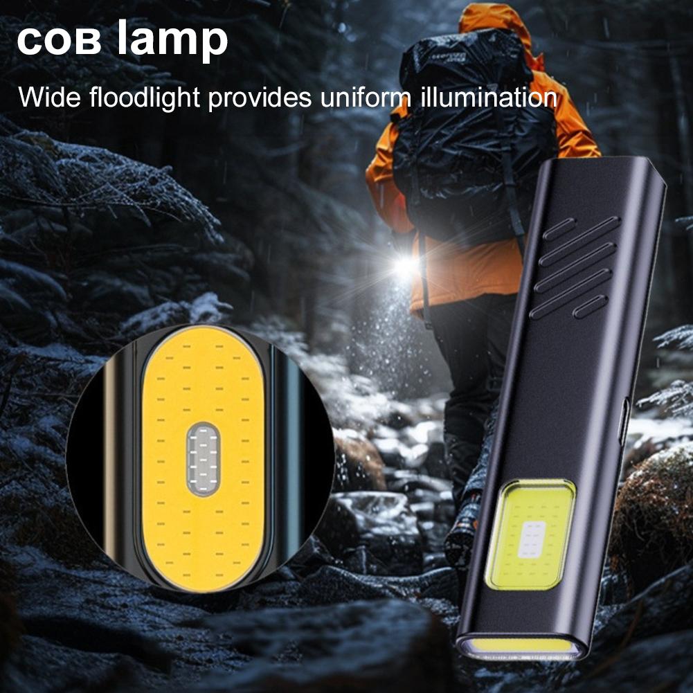 LED Keychain Flashlight, USB-C Rechargeable,Multi Functional, Ultra Bright, Long-range,EDC Portable, Magnetic Repair, Work Light