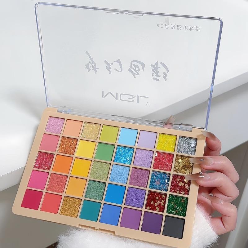 Mgl 40 Color Eyeshadow Palette Macaron Dopamine Stage Performance Makeup Palette
