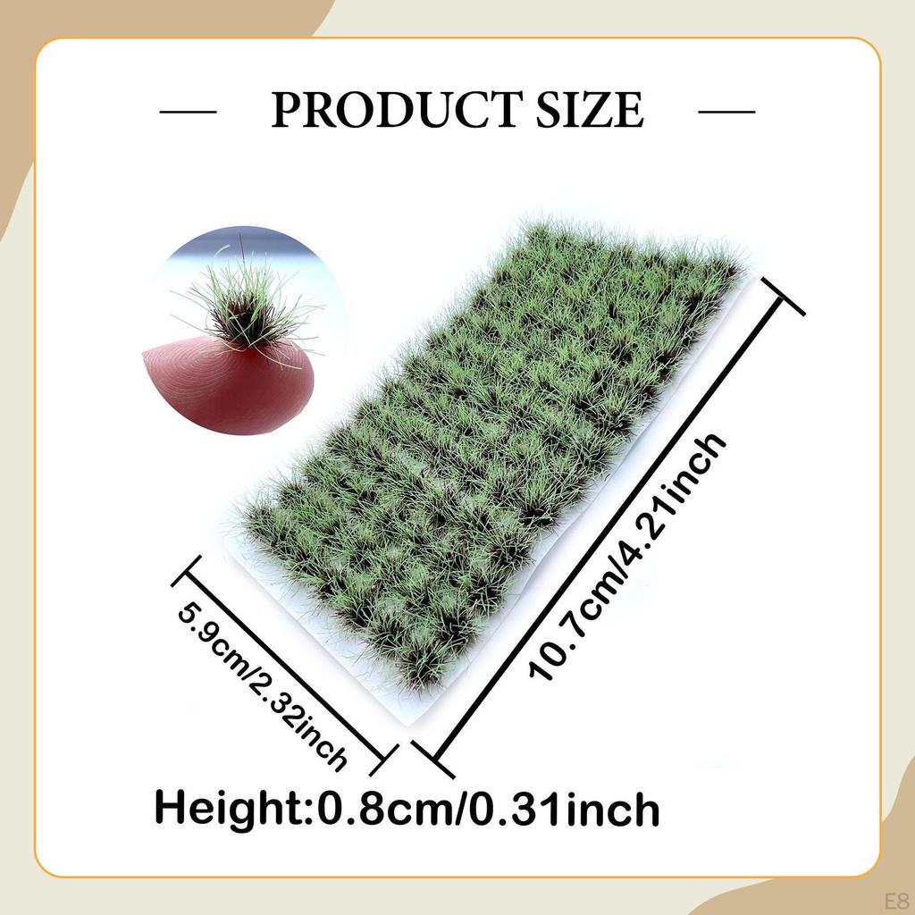 Large Cluster Grass Model, Tufts Miniature, for Building Garden Scenery Landscape