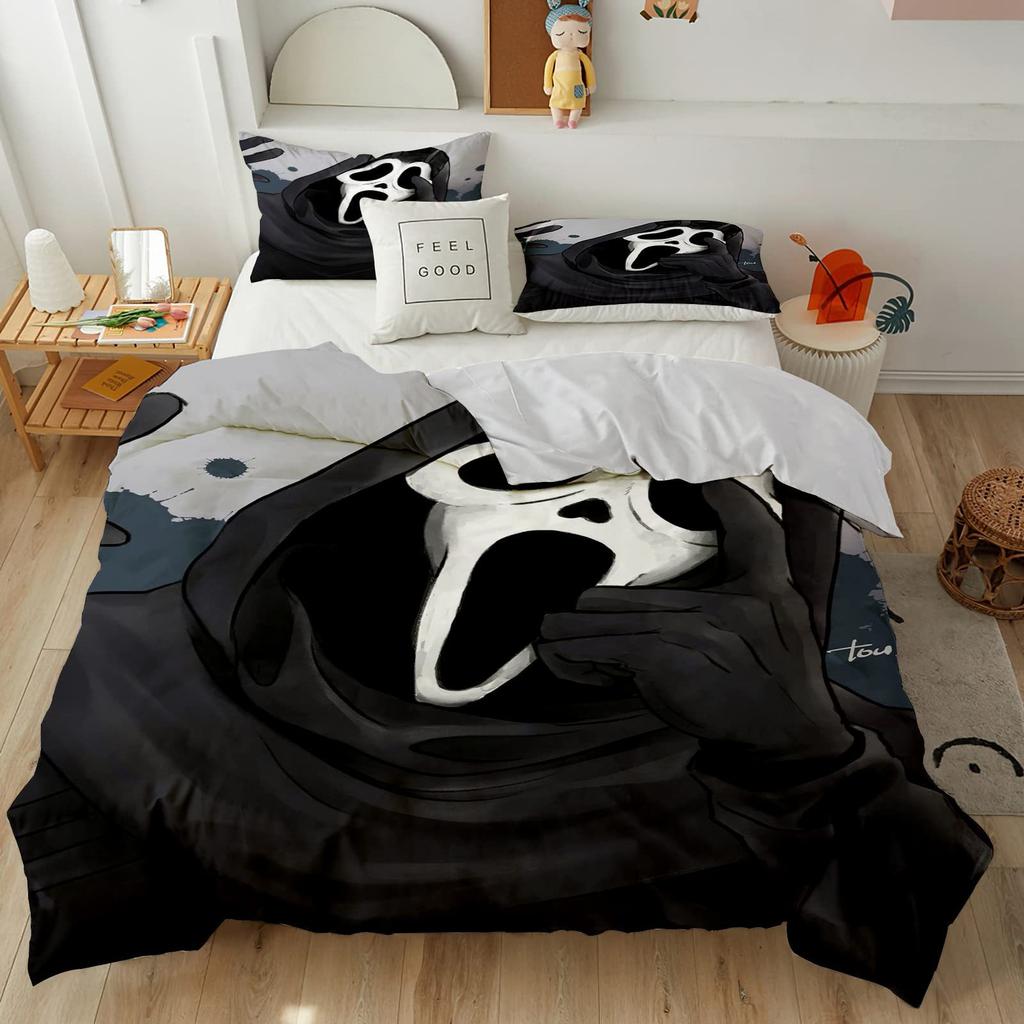 Horror Room Decorative Bedding Three-Piece Quilt Cover