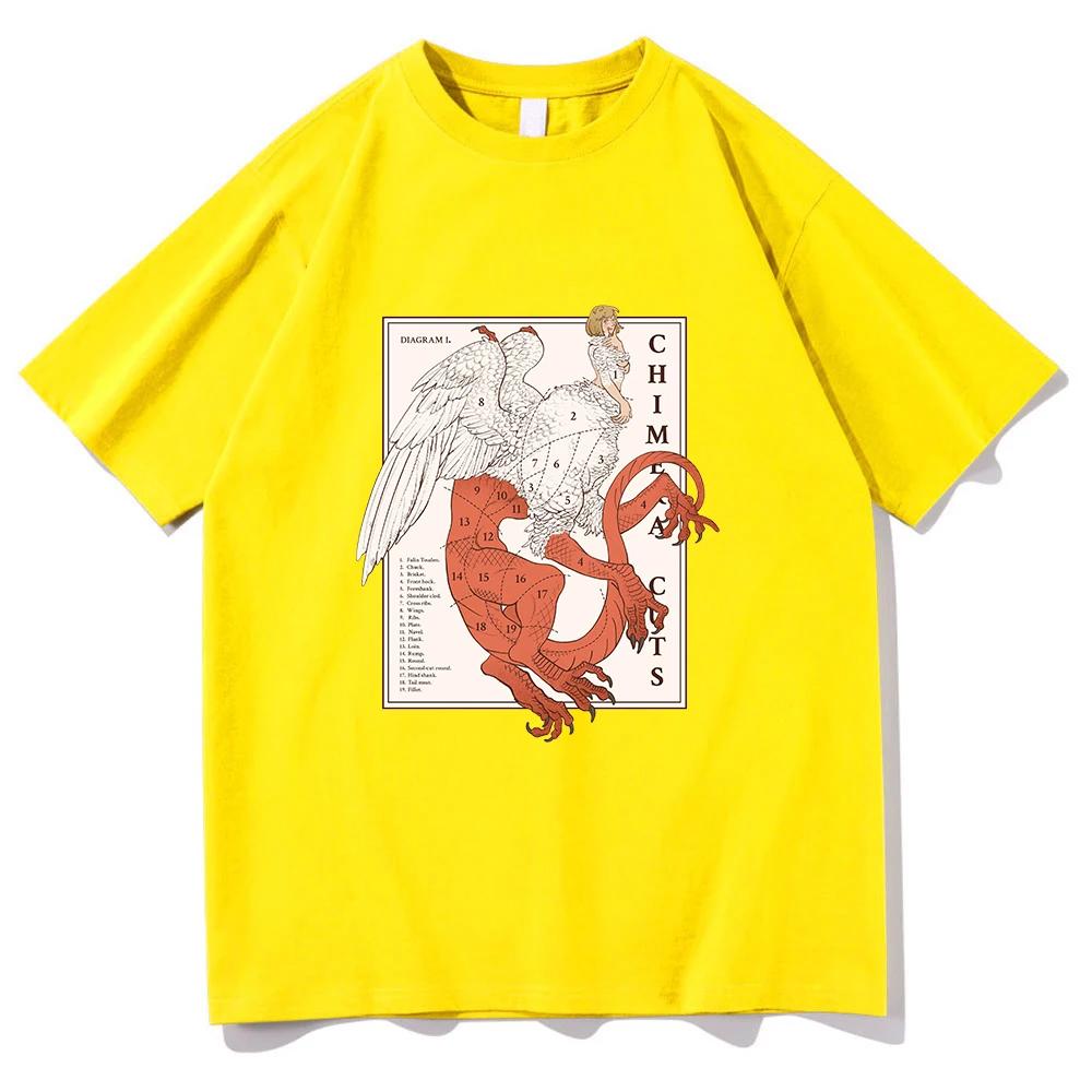 Delicious in Dungeon Falin Chimera Cuts Tshirt Fashion Women's Harajuku Marcille Chilchuck T-shirt Unisex Vintage T Unisex T-Shirt
