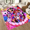 Colorful Chaos Party Square Rugs Are a Great Choice for Living Rooms, Bedrooms, Home Décor, and As Gifts.