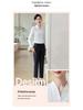 Women's Retro Hong Kong V-Neck Chiffon Shirt - Long Sleeve, Loose Fit, Stylish Workwear for Spring/Autumn