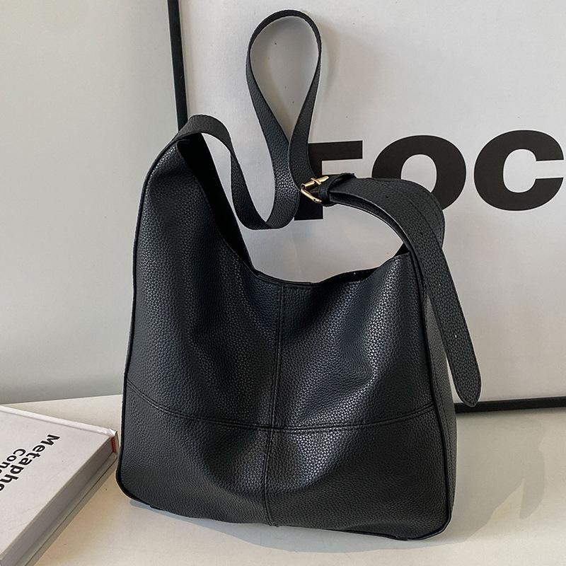 Large Capacity Commuting Bag Women's New Retro Tote Bag Women Ins Fashionable Versatile One-shoulder Handbag Women