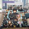 How Train Dragon Pattern Bedding Quilt Set Quilt Cover Pillowcase Home Birthday Gift(1 * duvet cover + 2 * pillowcase, without core)